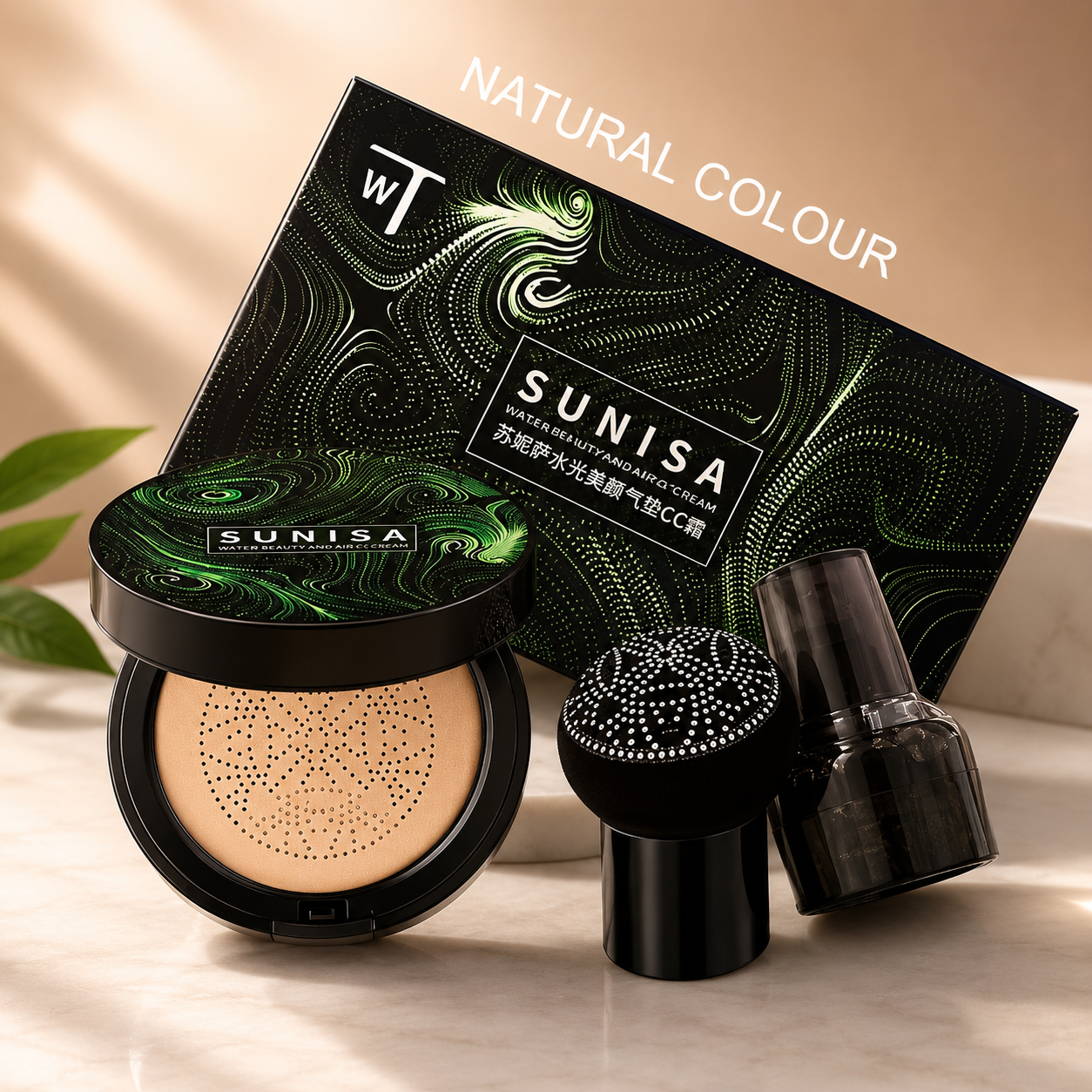 Sunisa BB CC Cream Foundation SPF 30 – Waterproof Full Coverage Makeup Base 20g